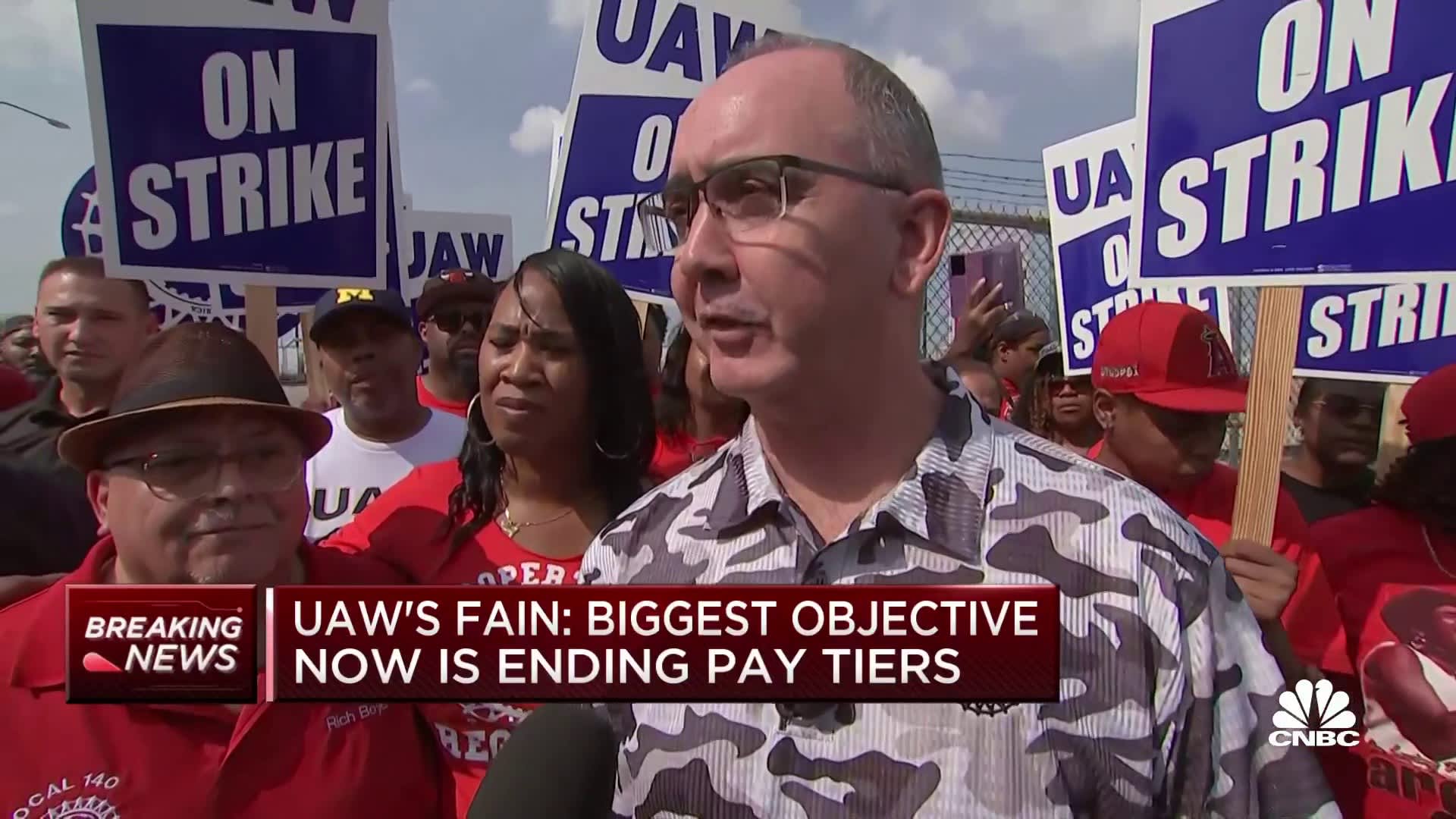 UAW President Shawn Fain: GM, Stellantis made the decision for us  to strike