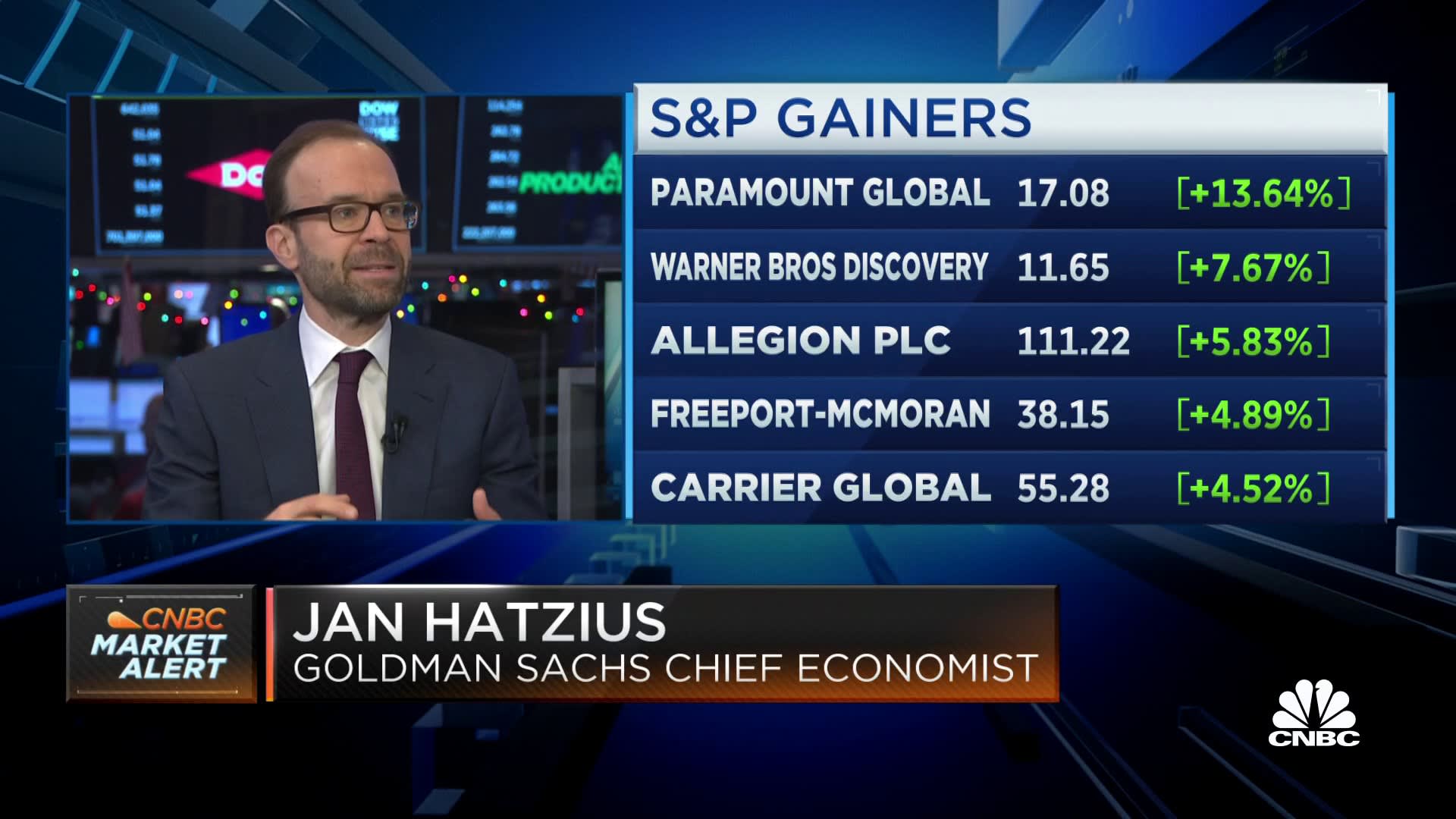 The risk of recession is quite low, says Goldman Sachs' Jan Hatzius