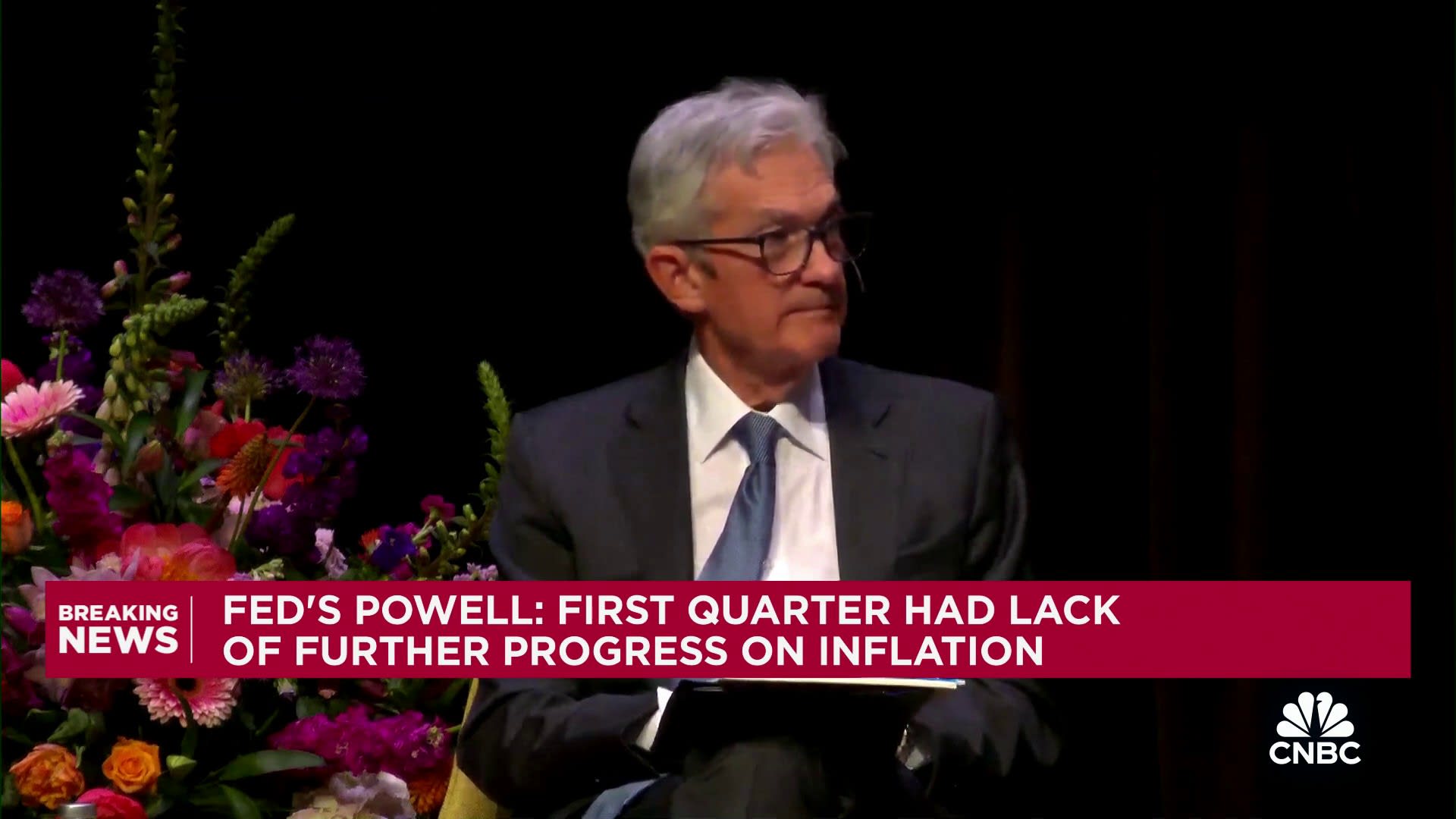 Fed chair Powell: Confidence in inflation moving back down not as high as it was