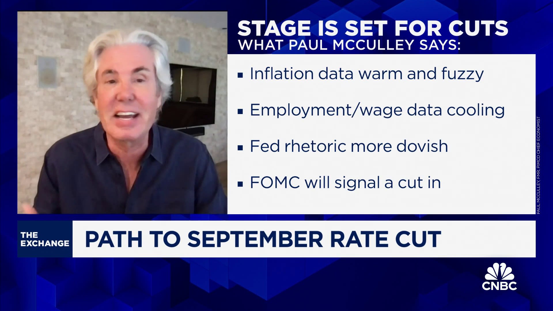 The Fed is in a 'delicious place' to recalibrate the rate back to neutral, says Paul McCulley