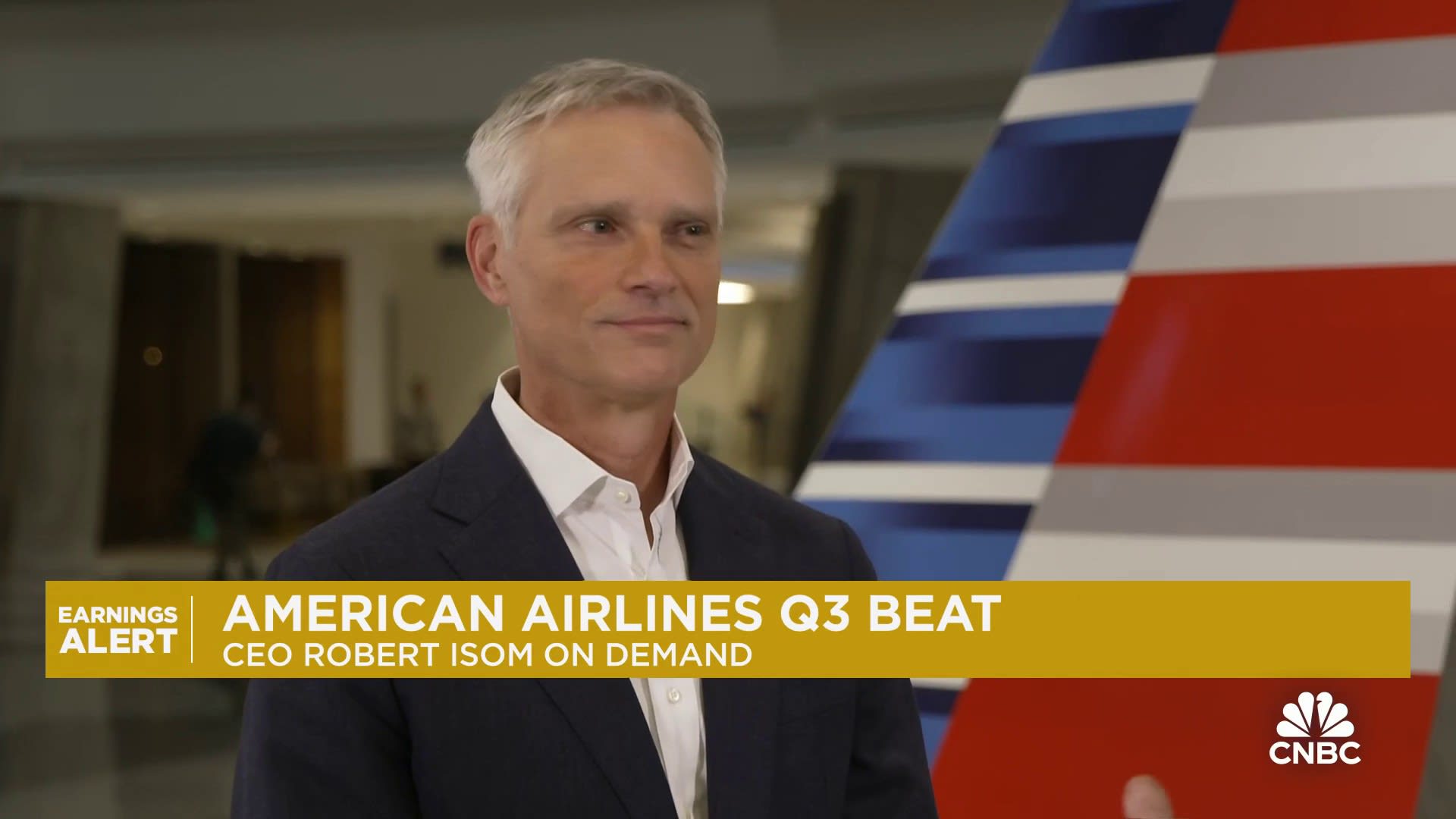 American Airlines CEO Robert Isom on Q3 results: Our team performed incredibly well