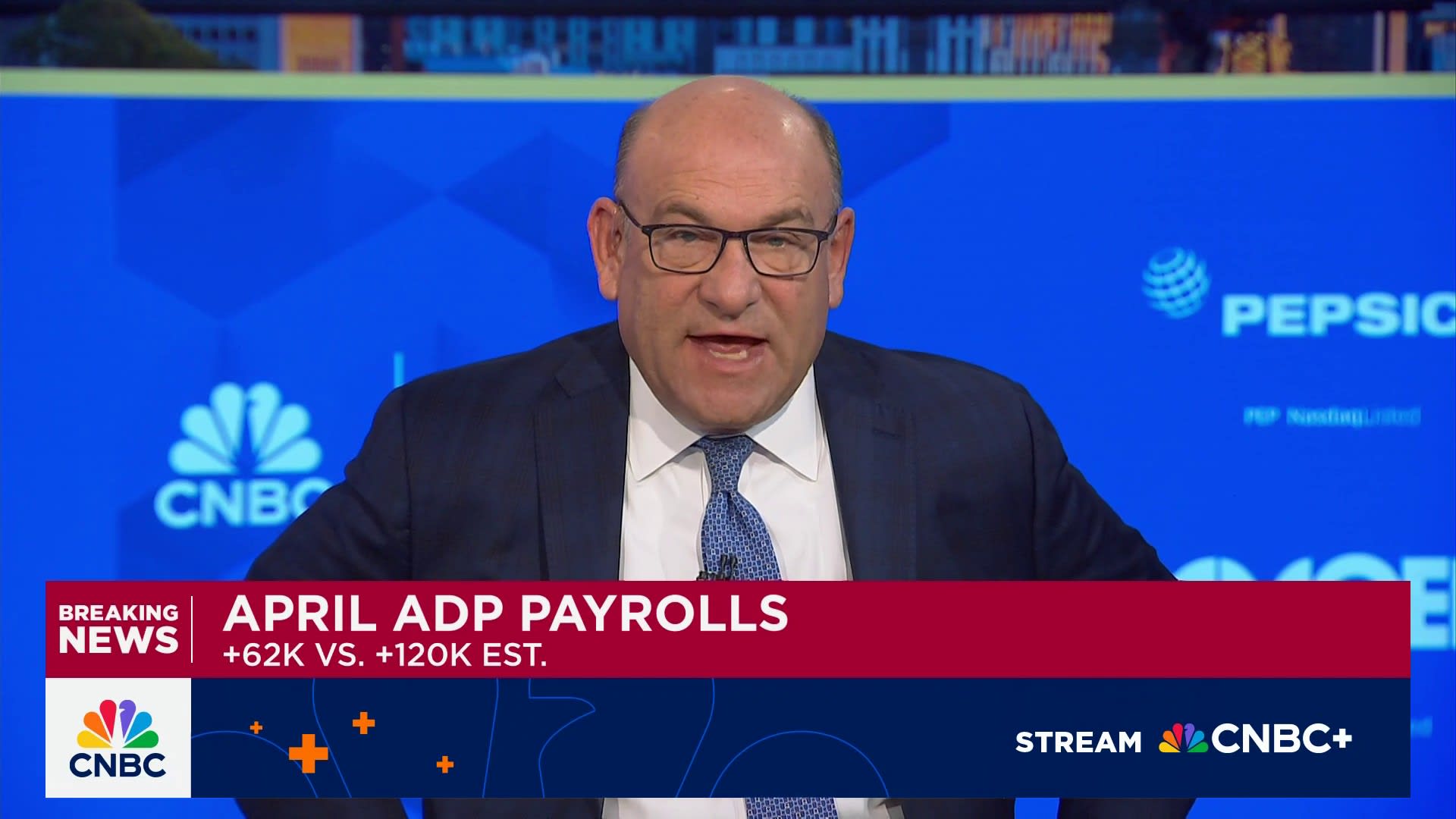 Private payroll growth slowed to 62,000 in April, well below expectations