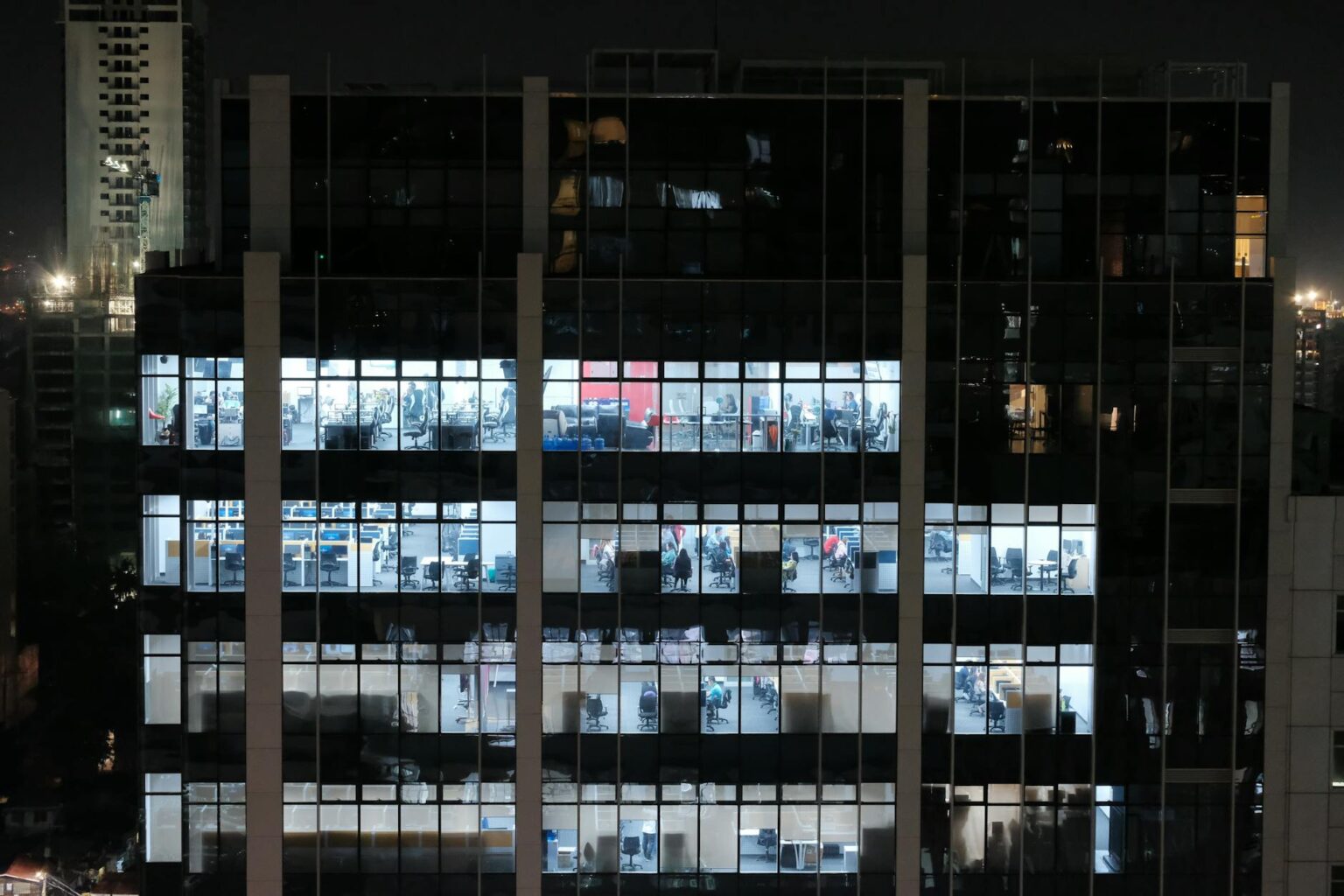 Modern commercial office building representing REIT property investments