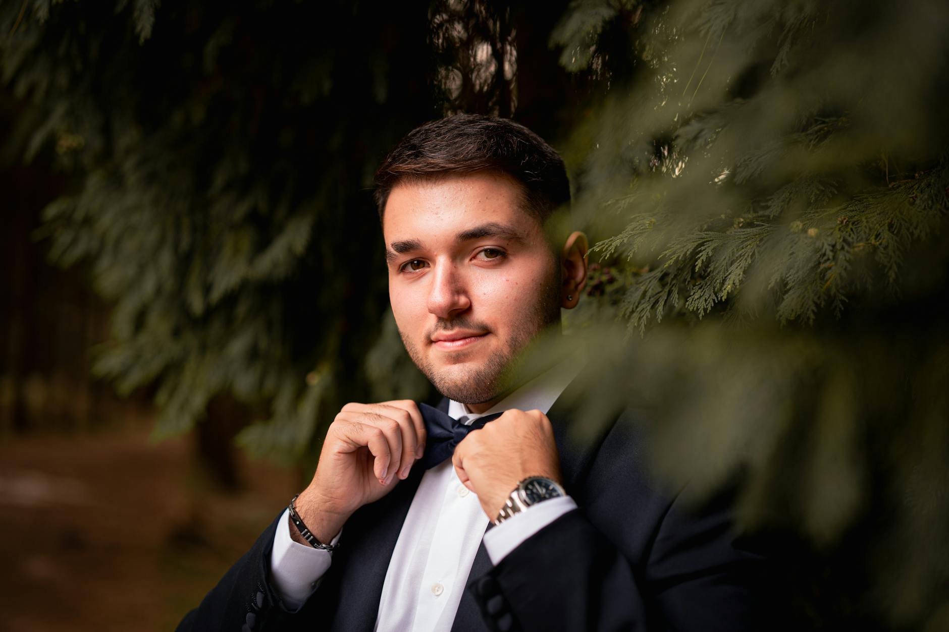 Professional headshot of confident businessman representing modern male skincare consumer