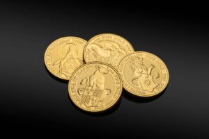 Stacked gold bars representing precious metals investment