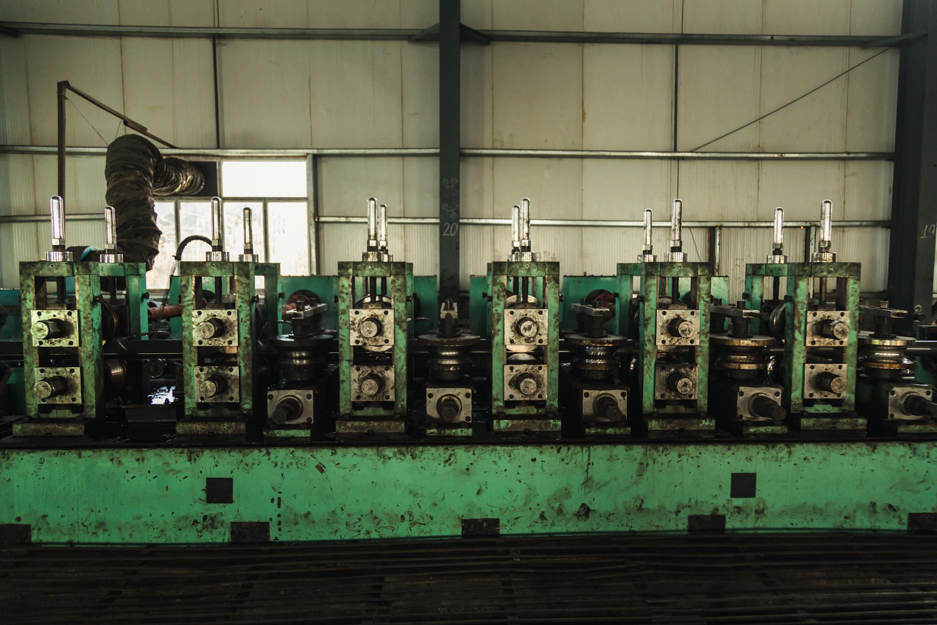 Modern manufacturing equipment and production line machinery