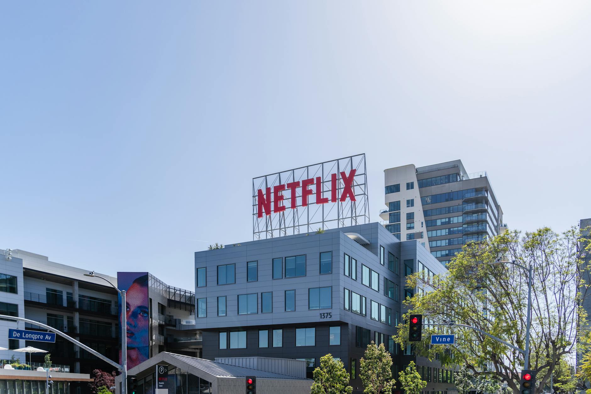 Netflix logo displayed on smartphone screen