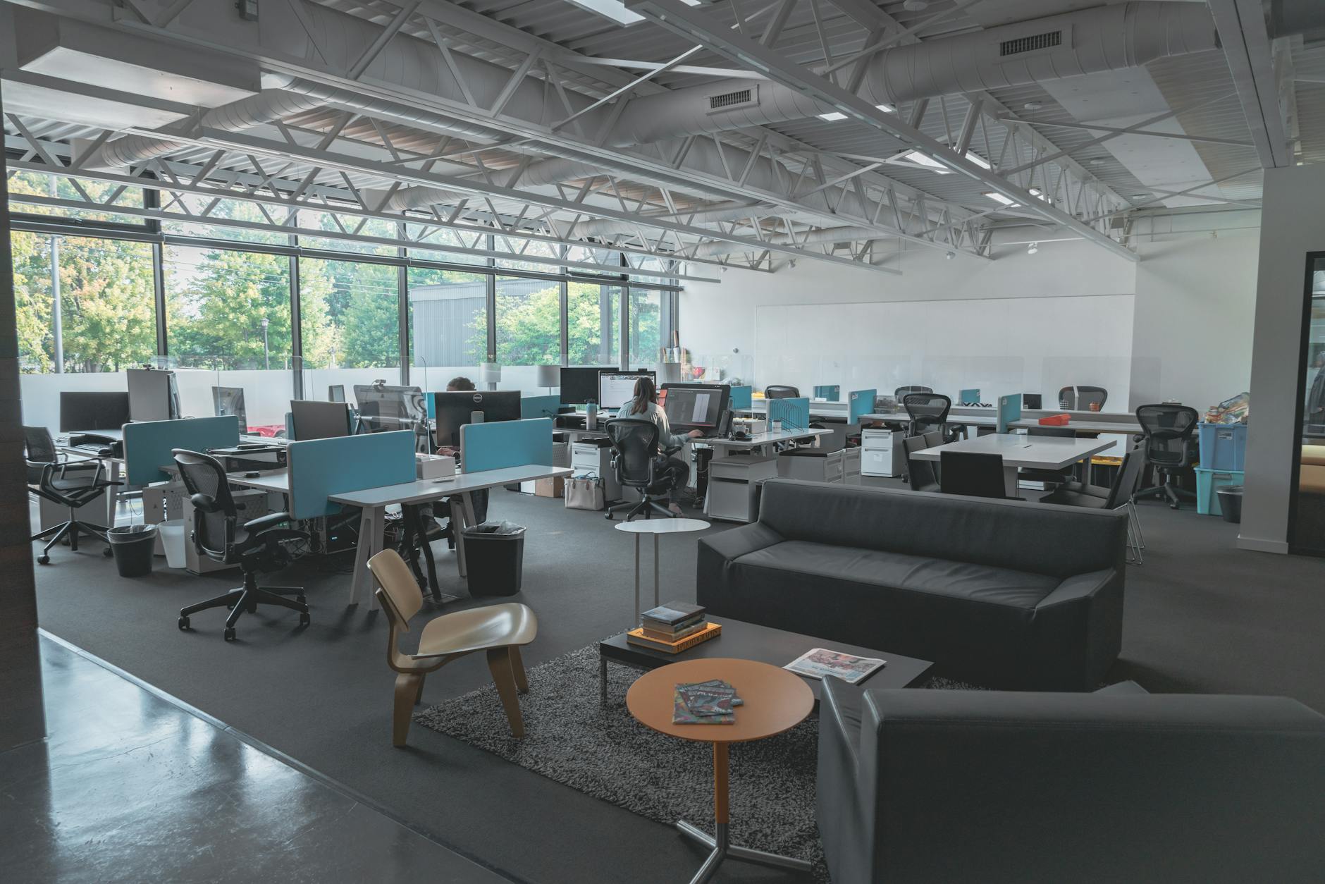 Contemporary workspace representing changing employment patterns