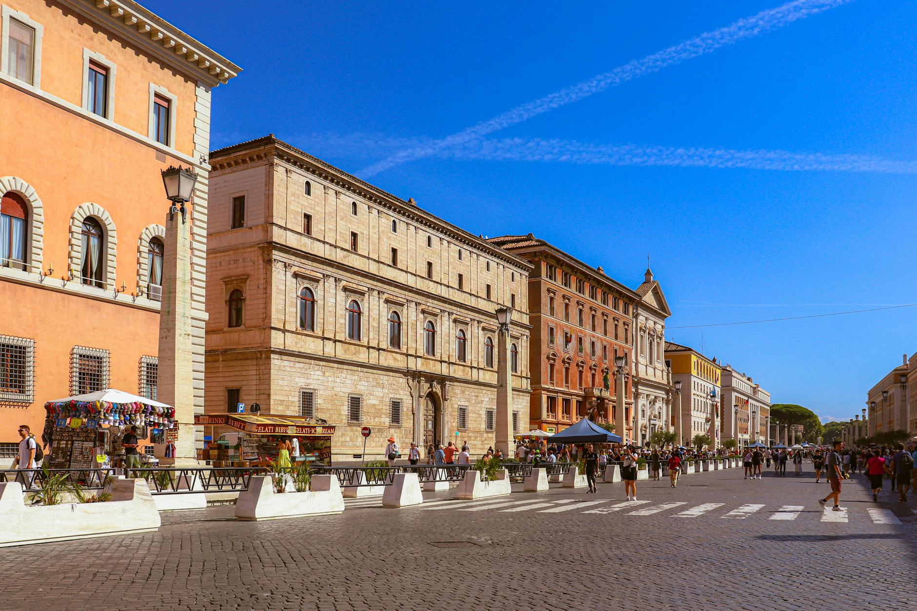 St. Peter's Basilica and Vatican City architectural view