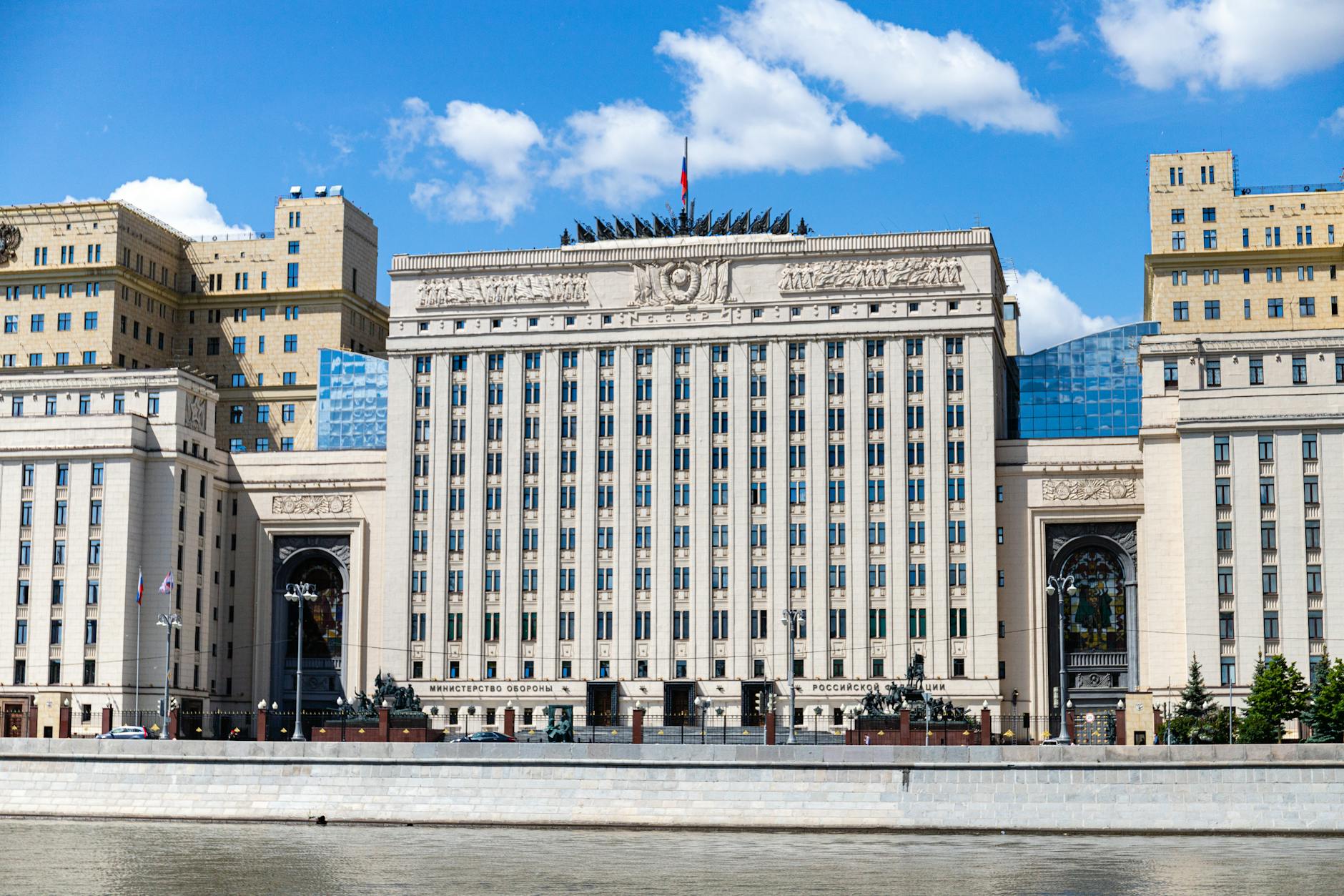 Federal Reserve building exterior with columns and American flag