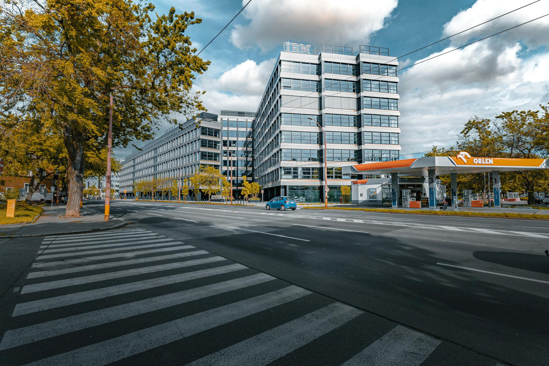 Modern technology office workspace in Poland representing a game development company