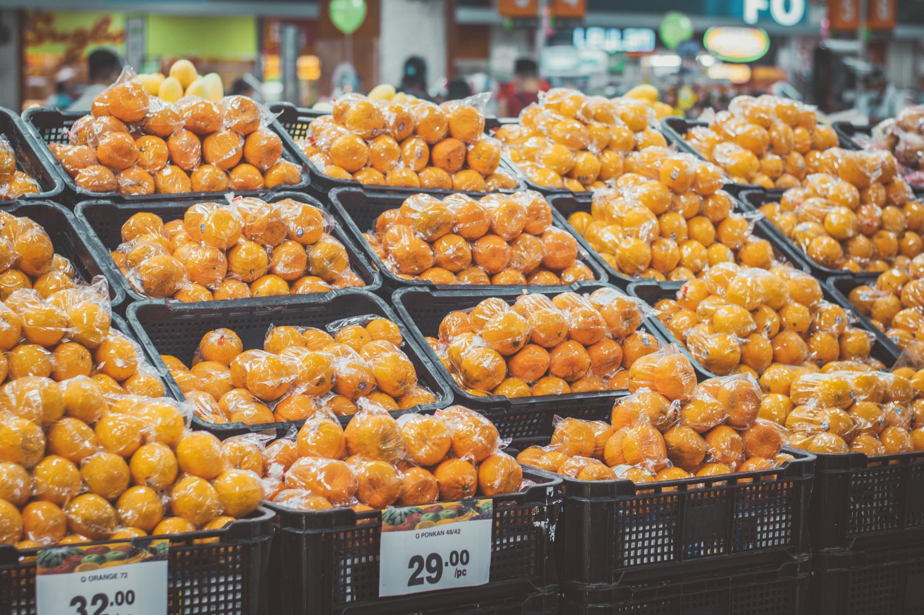 Consumer shopping with price tags showing inflation impact on everyday goods