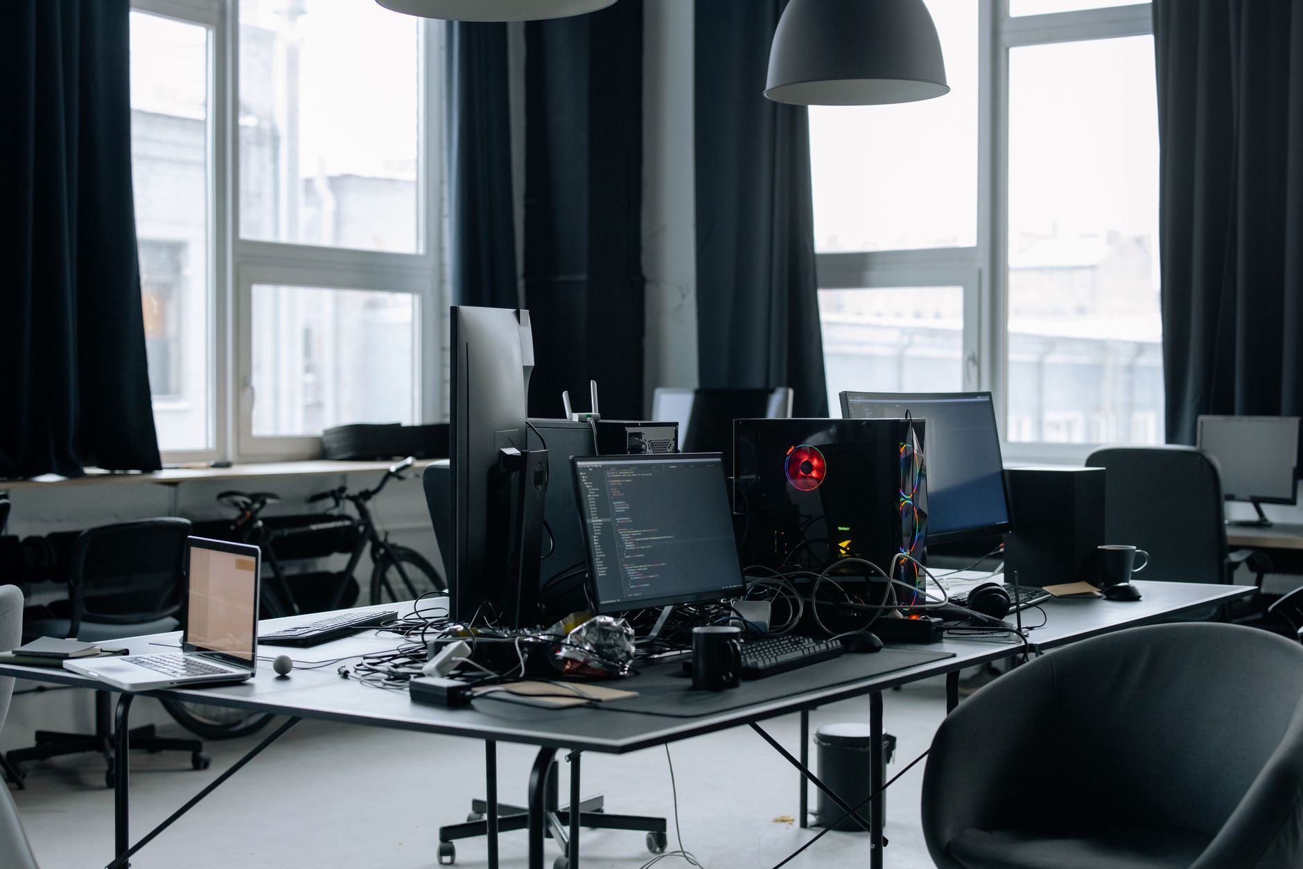Modern tech office interior representing AI startup environment ahead of IPO
