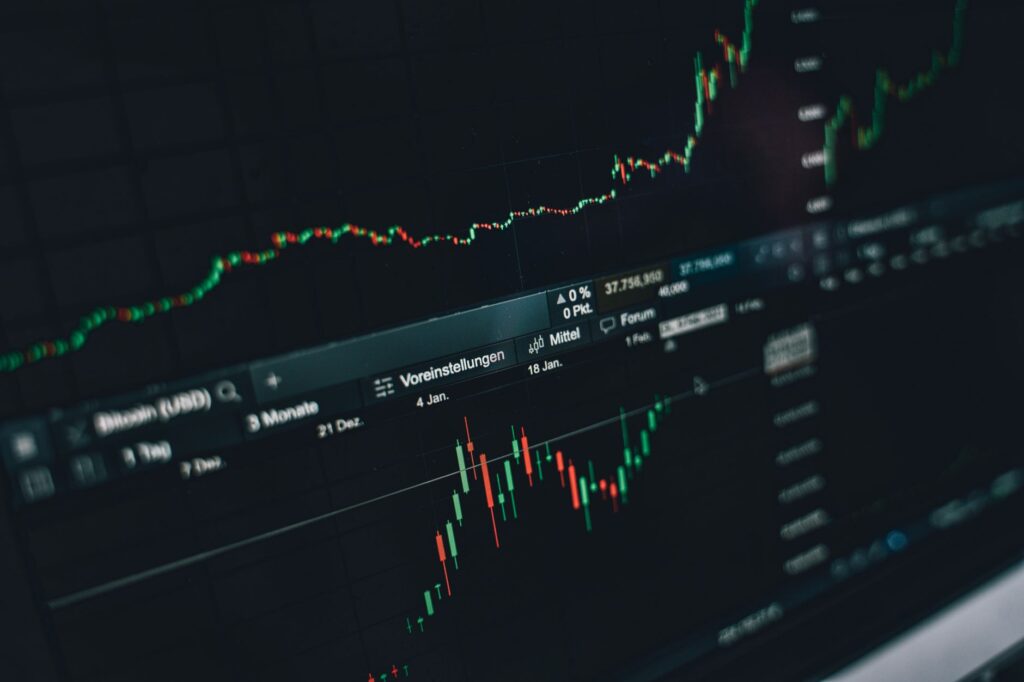 Chip Stocks Drag Futures Lower as U.S. Strikes Iranian Infrastructure Stock market futures display showing declining numbers on a trading screen