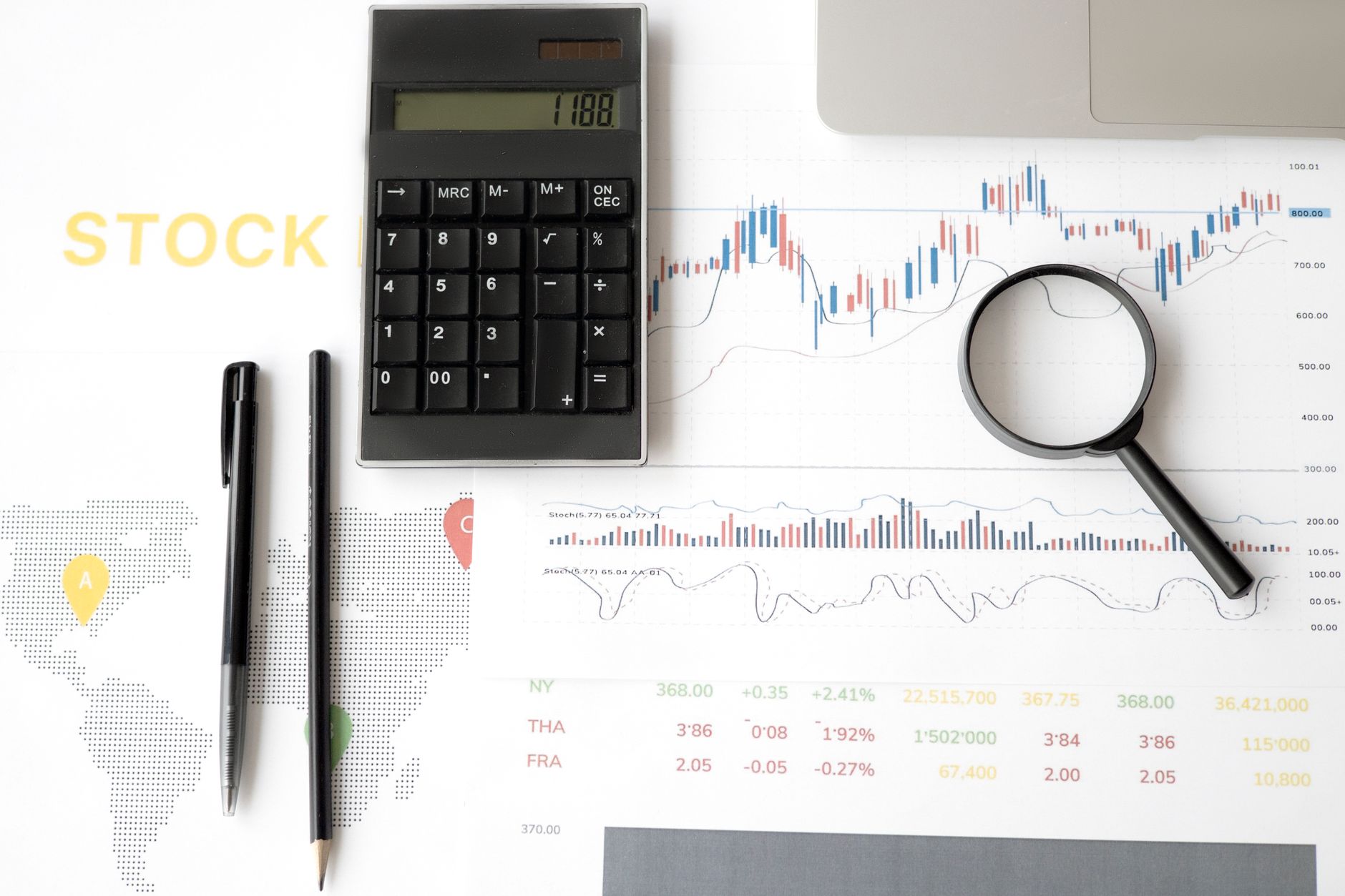 Analyst reviewing financial performance charts during bank earnings season