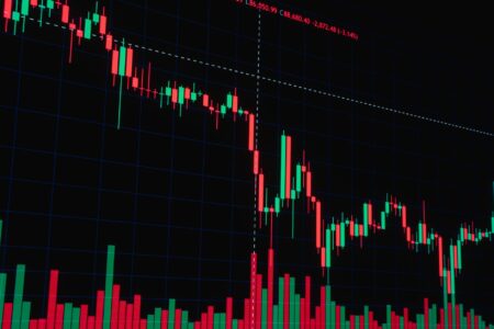 Stock market trading charts showing concentrated portfolio performance data