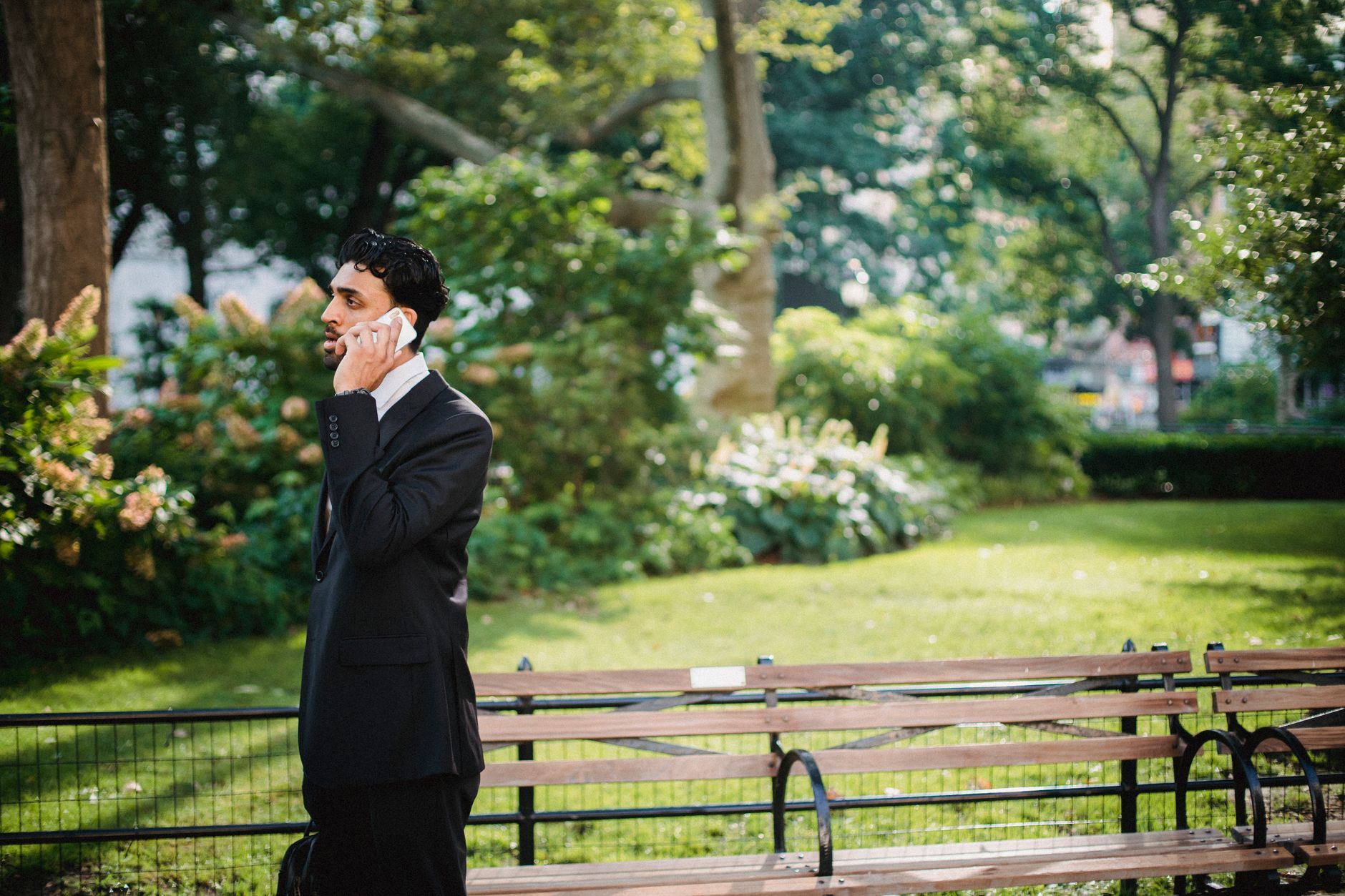 World leader on a diplomatic phone call representing U.S.-Saudi communication
