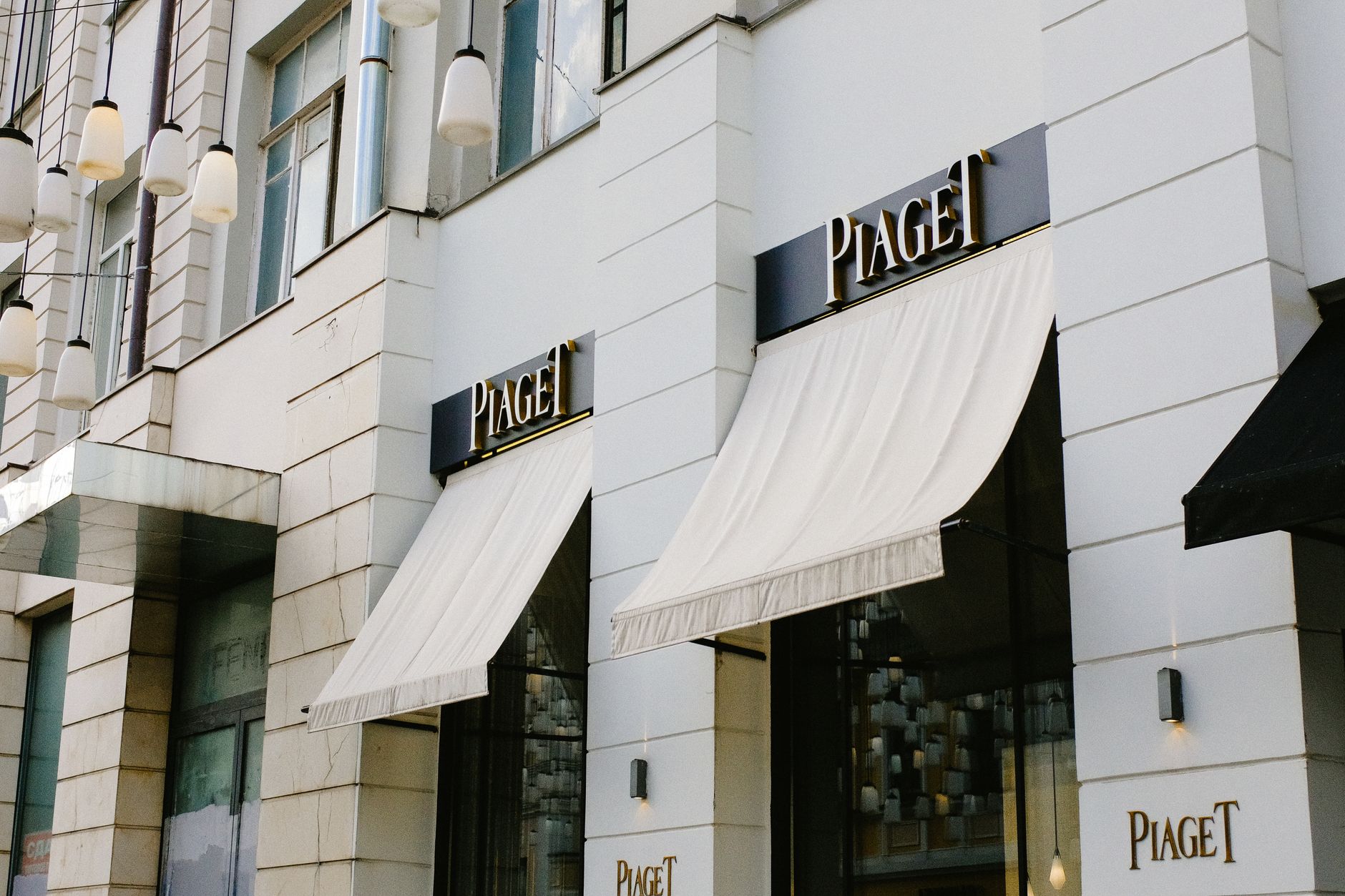 Exterior of a premium footwear brand retail location