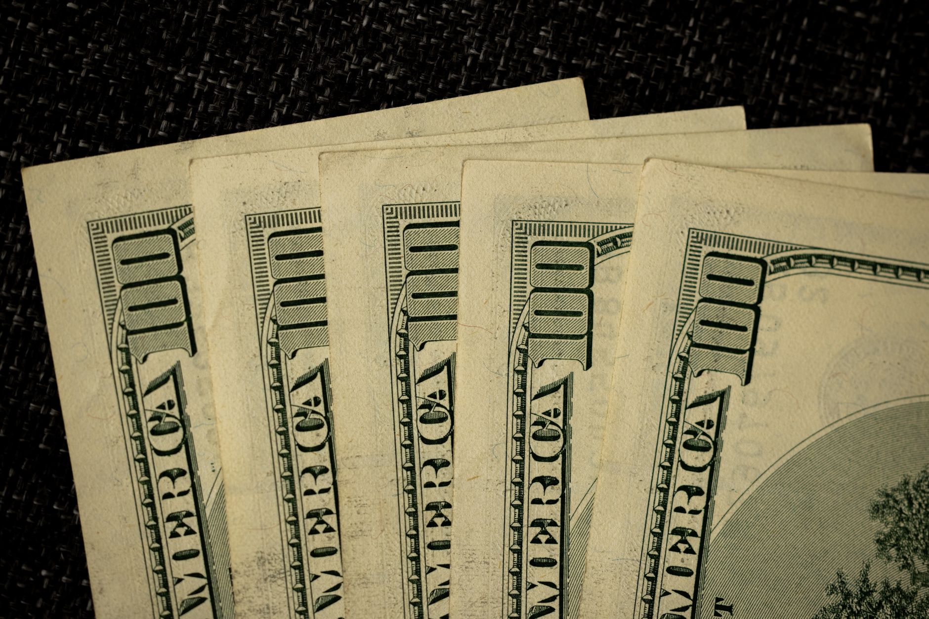 Close-up of US Treasury bond certificates on a financial desk