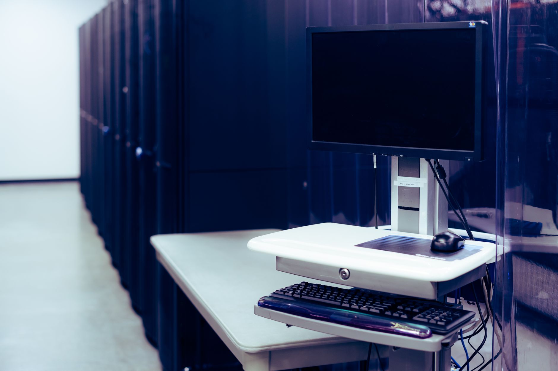 Data center servers representing AI infrastructure development in the US and China