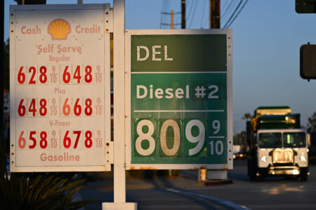 IEA Warns Diesel Market Stays Strained Through 2027 A large diesel fuel tanker truck on a highway